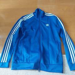 adidasジャージ青(サイズM)の画像