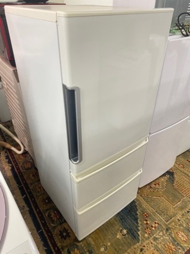 北九州市内配送無料　保証付き　A QUA アクア AQR-271E(W) [冷蔵庫(272L 右開き）ナチュラルホワイト]