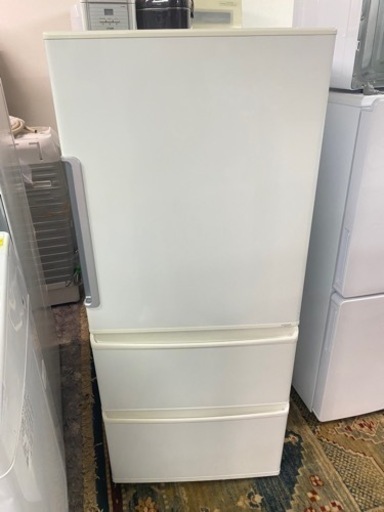 北九州市内配送無料　保証付き　A QUA アクア AQR-271E(W) [冷蔵庫(272L 右開き）ナチュラルホワイト]