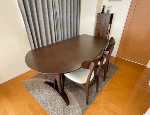 【さいたま市内直受取限定】美品　超お値打品　大塚家具　ダイニングテーブルセット