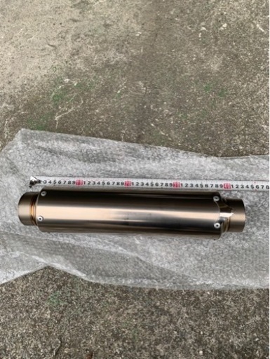 バイクマフラー　バイクチタンサイレンサー　ナイトロサイレンサー初期ロゴレス　絶版