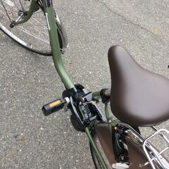 Panasonic 電動アシスト BE-FD632G 26型 モスグリーン Panasonic ビビ