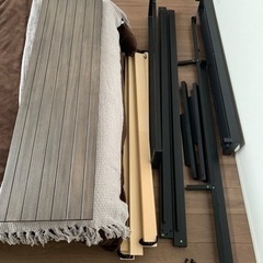 Zinus IRPBH-G Suzanne Metal & Wood Platform, Bed Frame ・　ダブルベッドフレームの画像