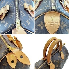 美品 LOUIS VUITTON ルイヴィトン ヴィトン ハンドバッグ ミニボストンバッグ モノグラム スピーディ25 M41528 の画像