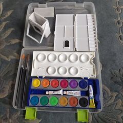 水彩絵の具セット(ユーズド)の画像