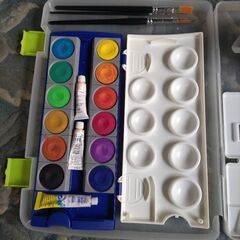 水彩絵の具セット(ユーズド)の画像