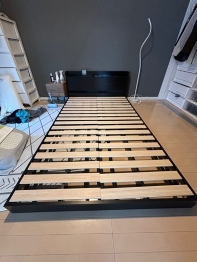 家具 ベッド セミダブルベッドマットレス付