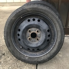 14インチ 鉄チンホイール 歪み無し