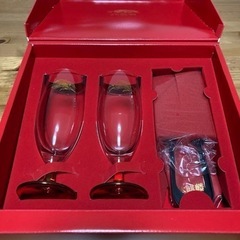 【未使用】ビールグラス　本麒麟　深紅のプレミアムボックスの画像