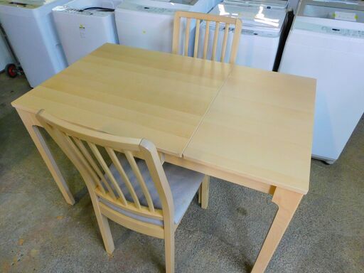 ★お持ち帰り特価★ IKEA EKEDALEN イケア エーケダーレン 伸長式 ダイニングテーブルセット 椅子2脚