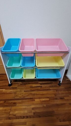 【取引中】収納 ラック おもちゃ箱