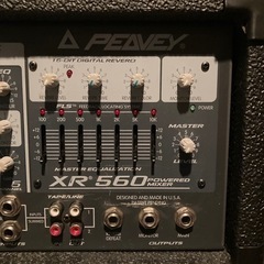 値下げしました♪PEAVEY・パワードミキサー・XR560/リバーブ内蔵の画像