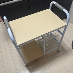 お渡し先決定【美品】キッチンワゴンの画像