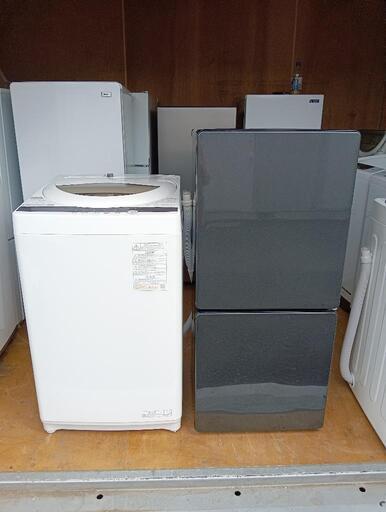 【セット31】【おすすめセット】23区配送無料　冷蔵庫ユーイング110L＋洗濯機東芝５kg
