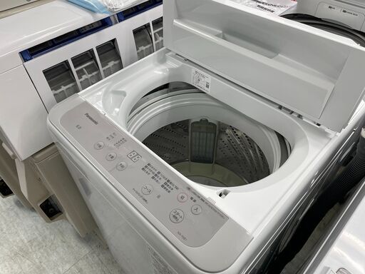 洗濯機の分解クリーニング行っています！配送設置込み2022年製　パナソニック6.0K洗濯機　分解クリーニング済み！！