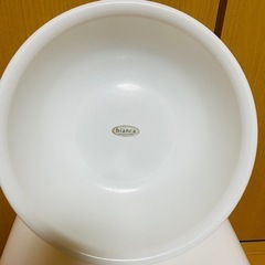 【受付終了】バスチェア　洗面器　セットの画像