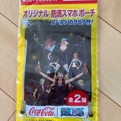 新品　3点　ワンピース　トートバッグ　ビッグレジャーポーチ　防滴スマホポーチ　ONE PIECE FILM GOLD　ワンピースの画像