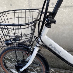 PELTECH 電動アシスト折りたたみ自転車　美品の画像