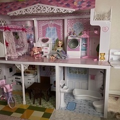 リカちゃんドリームハウスエレベーターのあるあこがらのおうち