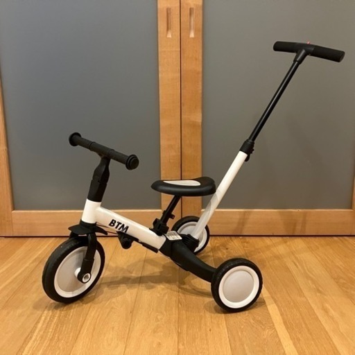 BTM 三輪車 美品】 BTM 三輪車 5in1 モランディブラウン 色:モランディ