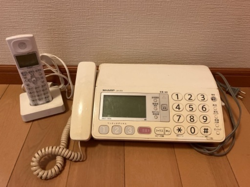 シャープ　UK-310 電話機　ファクシミリ　子機付き