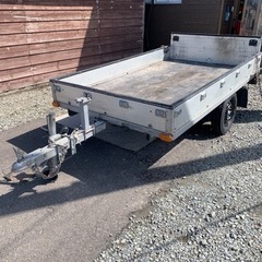 　カーゴトレーラー　軽トレーラー　ダンプ機能有り