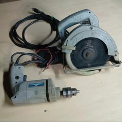 丸ノコと電動ドリル【整備済み】　