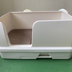 【商談中】ペット用品　猫トイレ&ピュアクリスタルコパン給水機 オマケの画像