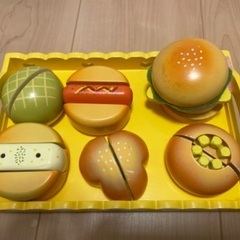 木のおもちゃ　おままごとのパンセット