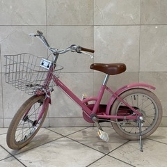 (交渉中)トーキョーバイク　16インチ　補助輪付き　自転車 クロ...