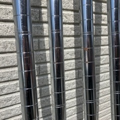スチールラック用ポール4本セット25mm直径、長さ173㎝の画像
