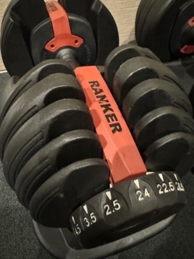 可変式ダンベル 24kg×2個 割引 ranker