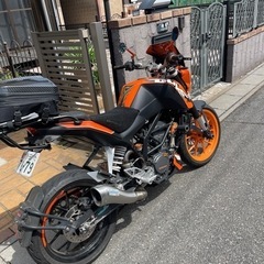 バイク ktm200デューク