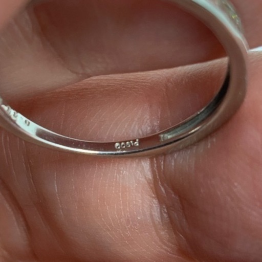 売り切れました。pt900 プラチナ900 ハーフエタニティ　バゲットダイヤ　1.5g ダイヤ　0.3ct