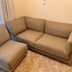 　ソファ 3人掛けソファ　ニトリ　
譲りますの画像