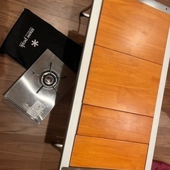 スノーピーク アウトドアテーブル ガスバーナー付き snow peak テーブル ガス バーナー キャンプ