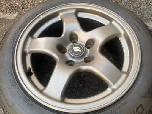 美品 bnr32 純正ホイール タイヤ バリ山 スカイライン GTR 日産