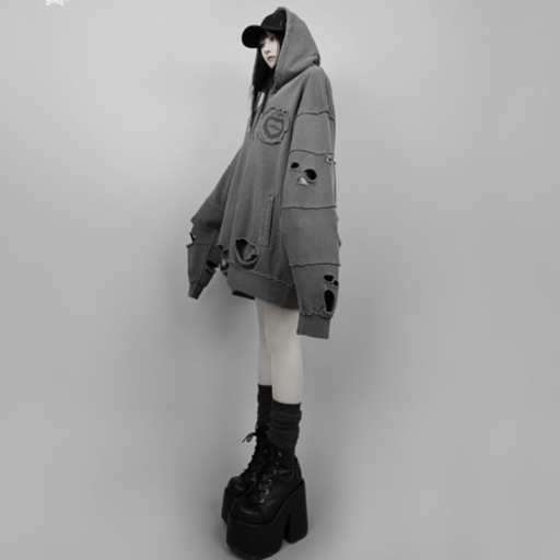 新品】DimMoire 売れ筋 2023 Winter 魔導士パーカー【Gray】