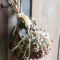 現品写真　お手入れなしでずっと飾れるドライフラワー紫陽花　あじさい の画像