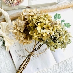 現品写真　お手入れなしでずっと飾れるドライフラワー紫陽花　あじさい の画像