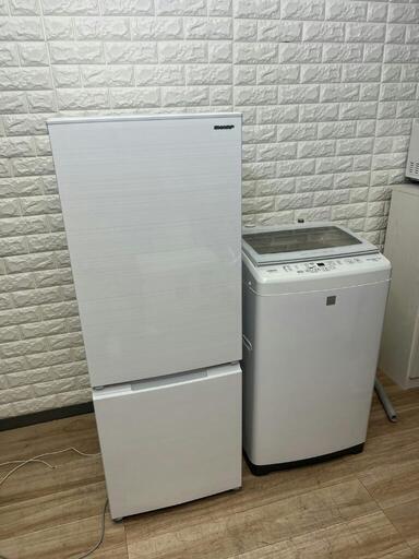 配送設置0円で✌冷蔵庫\u0026洗濯機分解洗浄済み✨✨　容量大きめ❗❗