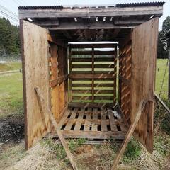 木製薪ラック