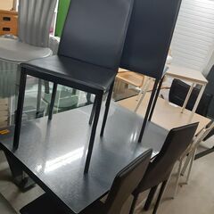 リサイクルショップどりーむ天保山店　No12611　ダイニングセット　イス×４