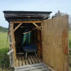 物置小屋（薪ラック）