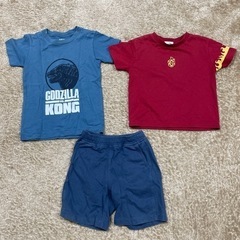 男の子110cm夏服3点セット