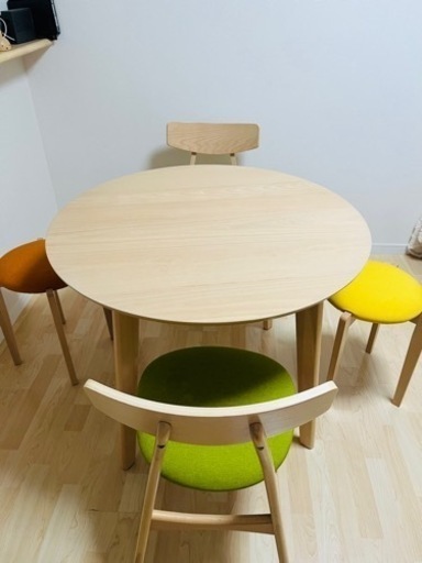 【受渡予定者決定】　木製家具 ダイニングセット