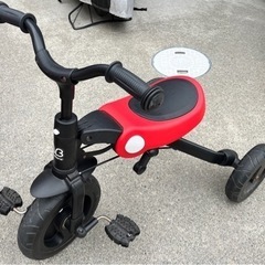 三輪車　折りたたみ可　大人用ハンドルあり