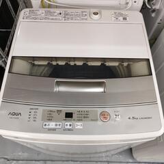 AQUA 4.5kg洗濯機 AQW-S45H(W) 2020年製