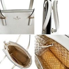未使用品 Kate spade NEW YORK ケイトスペード ハンドバッグ ショルダーバッグ 2WAY ホワイト 白の画像