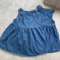 双子　ワンピース2着　90の画像